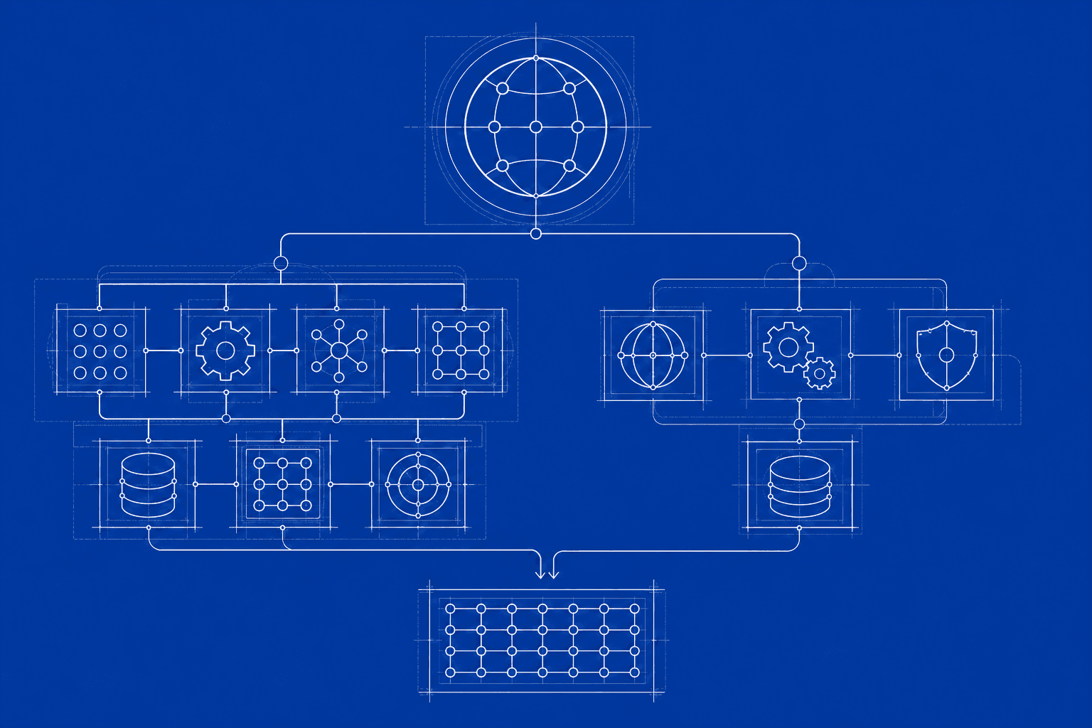 Two web data pipeline approaches converging into a structured dataset